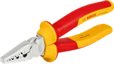Bosch VDE-krymptång 180 mm med isolerade handtag.