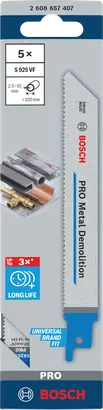 Bosch PRO Metal Demolition S925VF sågblad 5 st.