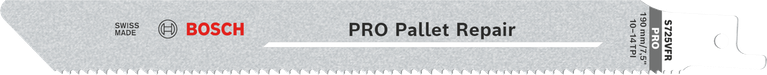 Bosch PRO Pallet Repair S725VFR-blad för pallskärning.