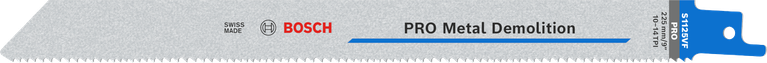Bosch PRO Metal Demolition S1125VF-blad med vario-tandning.