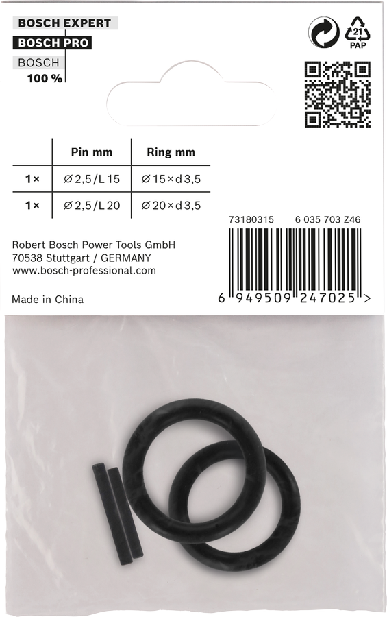 Retaining Ring and Pin Set for PRO Impact Socket