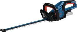 Bosch GHE 18V-50 sladdlös häcksax, ergonomiskt handtag.
