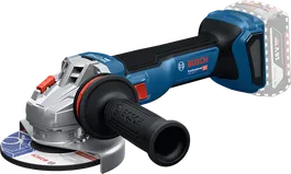 Bosch GWS 18V-11 sladdlös vinkelslip med sidohandtag.