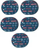 Bosch EXPERT O780 folieslipskivset, 55 delar.