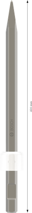 Bosch PRO HEX 19-4C spetsmejsel 400 mm för rivning.