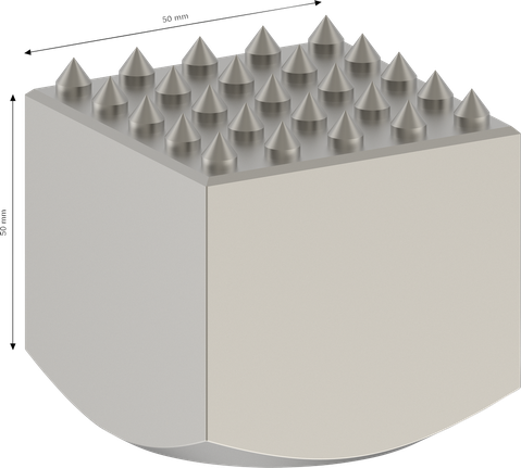 Bosch PRO SDS max-5C hårdmetallbussningshuvud, 50x50 mm.