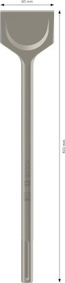 Bosch PRO SDS max-5C spadmejsel 80x400 mm.