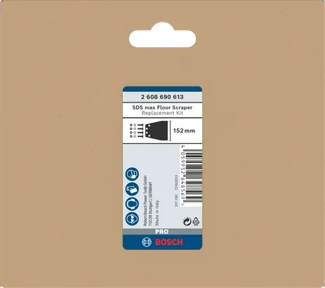 Bosch PRO SDS max golvskrapa reservset 152 mm.