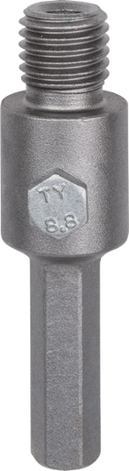 Bosch PRO Sexkantsadapter M16 med 80 mm sexkantsskaft.