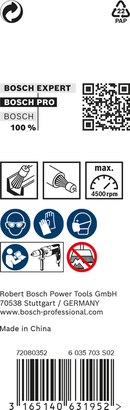 Bosch PRO Metal grovborste 10 x 0,35 mm.