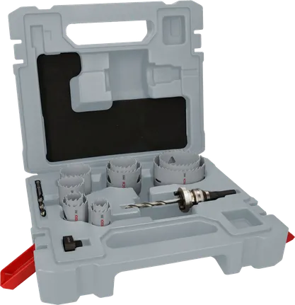 Bosch PRO Multimaterialhålsåg Q-Lock-hållarsats, 10 delar.