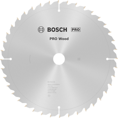 Bosch PRO Wood cirkelsågblad 305 mm T40 för trä.