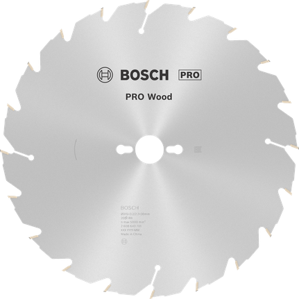Bosch PRO Wood cirkelsågblad 315 mm T20.