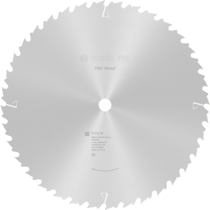 Bosch PRO Wood cirkelsågblad 500 mm för träkapning.