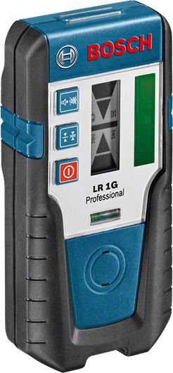 Bosch LR 1G lasermottagare, IP65 damm- och stänkskyddad.