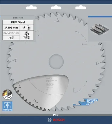 Bosch PRO stål cirkelsågklinga 305 mm 72T.