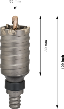 Bosch PRO SDS max-5 Kärnavbitare 55 mm för betongborrning.