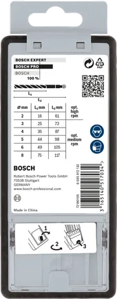 Bosch PRO Wood HSS dykspetsborrsats 7 delar.