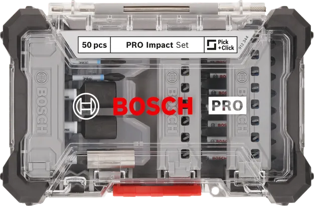 Bosch PRO Slagskruvmejselbitssats 50 delar.
