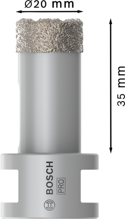 Bosch PRO keramisk torrkärnskärare 20 mm för borrning i kakel.