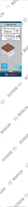 Bosch PRO Kärnskärare torr 22×350 mm G 1/2″.