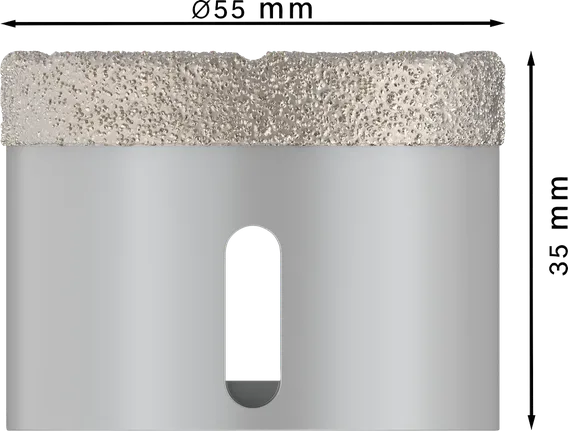 Bosch PRO keramisk torr kärnavskärare 55x35 mm X-Lock.