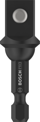 Bosch PRO hylsnyckeladapter med 1/2-tums kulkoppling.