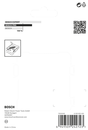 Bosch PRO Box-in-Box tillbehörsförpackning.
