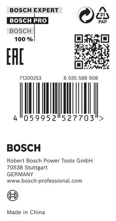 Bosch reduktionsring 30 x 0,8 x 20 mm.