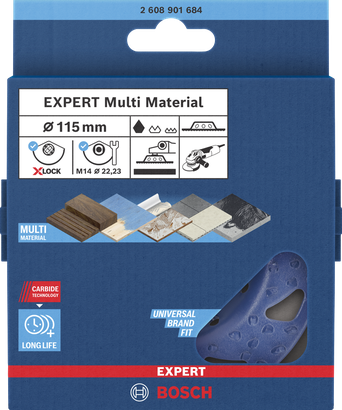 Bosch Expert Multi Material 115 mm sliphuvud.