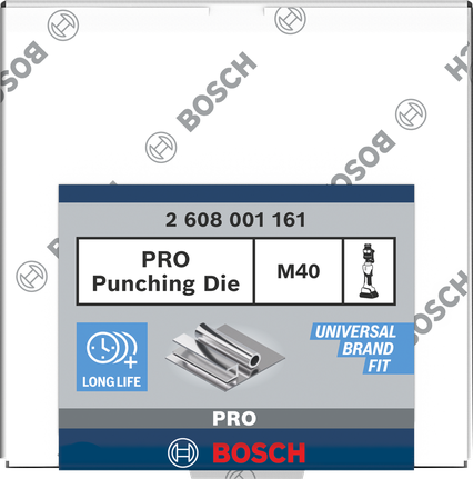 Bosch PRO stansverktyg M40 förpackning.