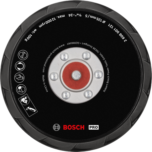 Bosch PRO polerplatta 125 mm medium för GPX 12V-125.