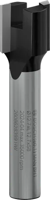 Bosch PRO-fräs med mortising-funktion 12,7 mm för exakt kapning.