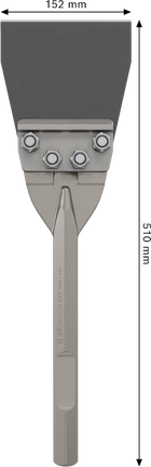 Bosch PRO HEX 28 golvskrapa, 152 mm skäregg.