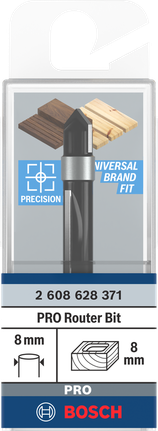 Bosch PRO-fräs 8 mm.
