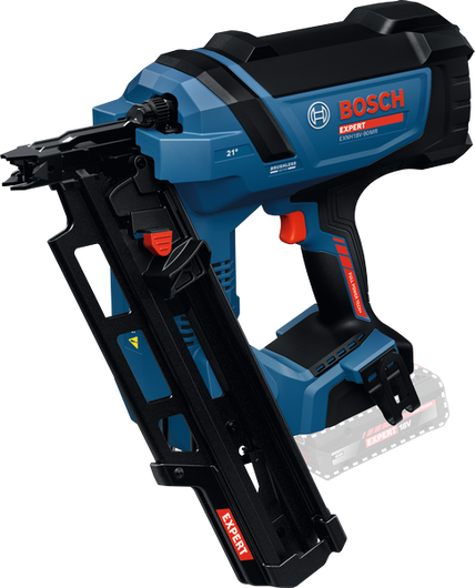 Bosch 18V Expert sladdlös spikpistol med 4Ah batteri.