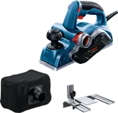 Bosch GHO 20-82 hyvel med dammpåse och styrning.