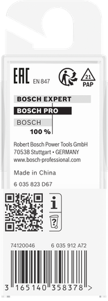 Bosch PRO rakfräs 3×8 mm.