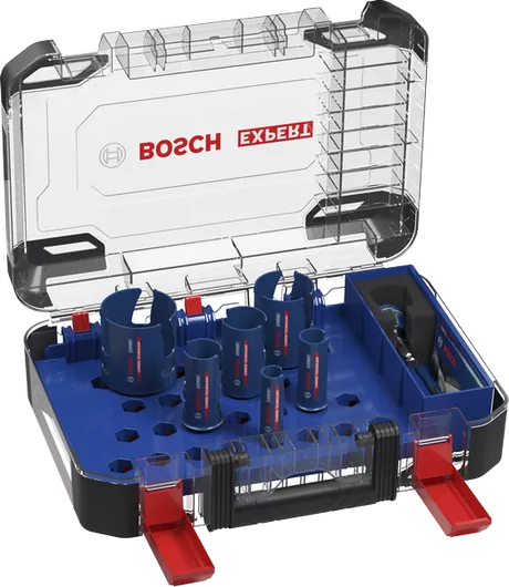 Bosch EXPERT Construction Material Power Change Plus hålsågssats.