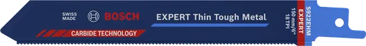Bosch EXPERT tunn, tålig metall, tigersågblad, 150 mm.
