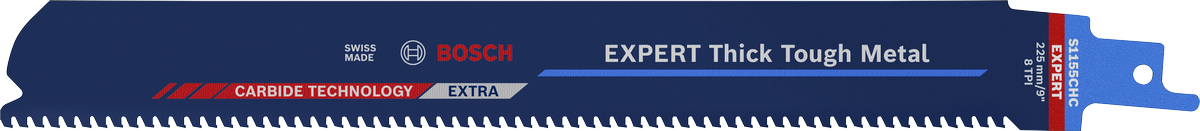Bosch EXPERT tjock, tålig metall S1155CHC tigersågblad.