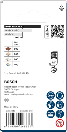 Bosch EXPERT Construction Material Power Change Plus hålsåg 60 x 60 mm.