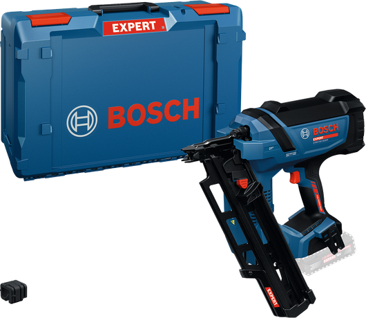 Bosch sladdlös spikpistol EXNH18V-90MR med bärväska.