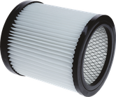 Bosch patronfilter F8 för dammsugare, 140 mm diameter.