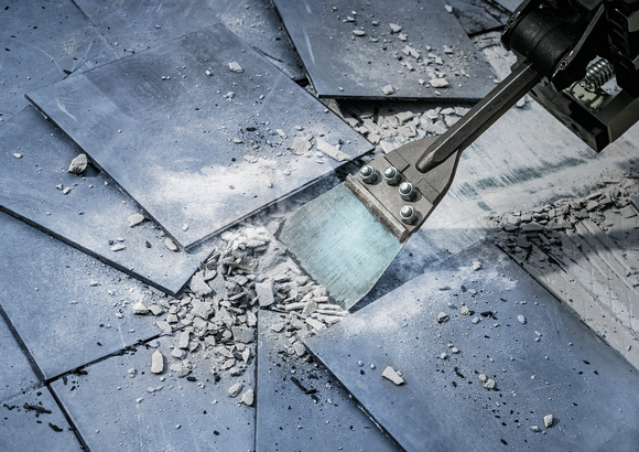 Bosch PRO HEX 30 golvskrapa för borttagning av golvplattor.