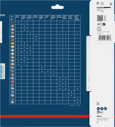 Bosch EXPERT Laminerad skiva 254×30 mm cirkelsågbladsförpackning.