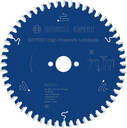 Bosch EXPERT högtryckslaminat cirkelsågklinga 160 mm.