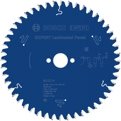 Bosch EXPERT cirkelsågklinga för laminerad panel, 48 tänder.