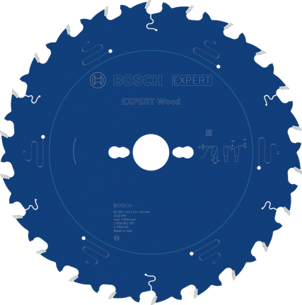 Bosch EXPERT Trä cirkelsågblad, 250 mm diameter.