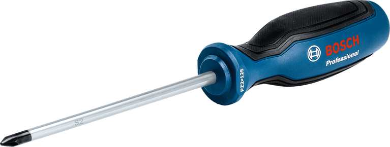 Bosch PZ2x125 professionell skruvmejsel med skaft i S2-stål.